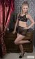 Preview: Nylonslip, Pin Up Nylon Tap Panties 50er Look durchsichtig