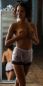 Preview: Nylonslip, Pin Up Nylon Tap Panties 50er Look durchsichtig